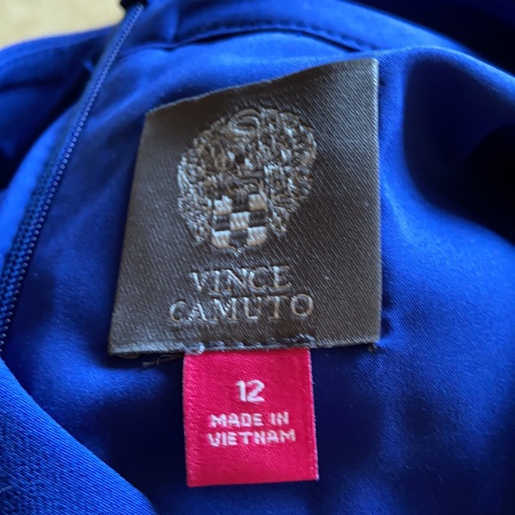 NWT Vince Camuto Ladies A-Line Blue NWT Dress, Sz 12 - Picture 9 of 14